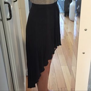 Cotton On // Navy Blue High-Low Skirt